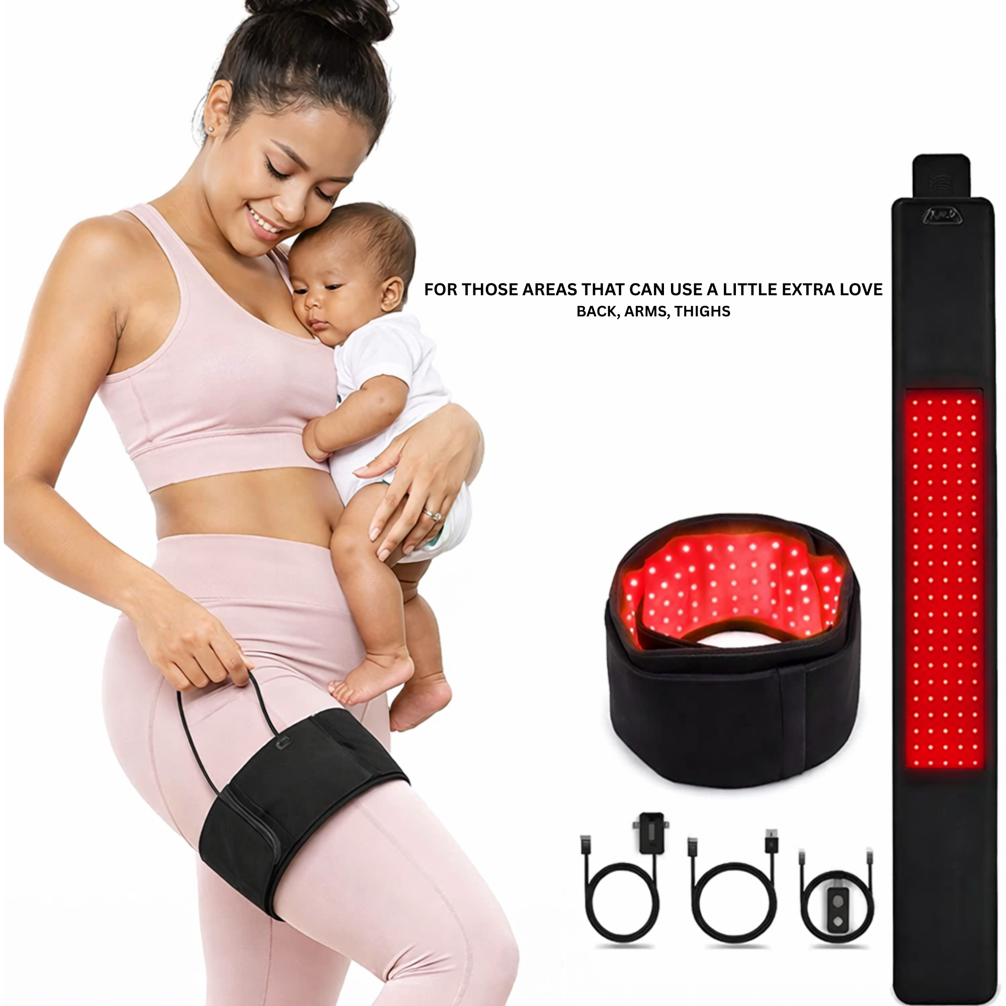 Red Light Therapy Belt for Postpartum Skin & Stretch Marks