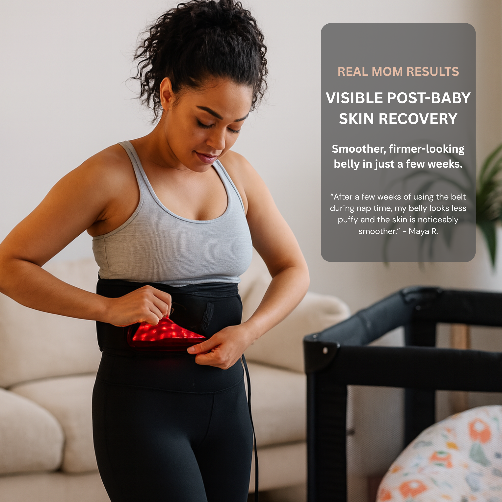 Red Light Therapy Belt for Postpartum Skin & Stretch Marks